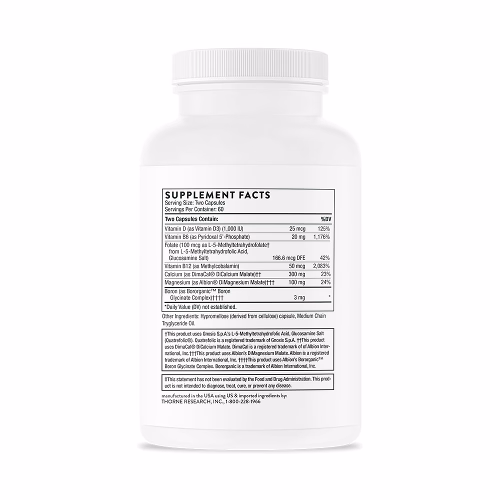 Thorne Advanced Bone Support 120 Caps 2