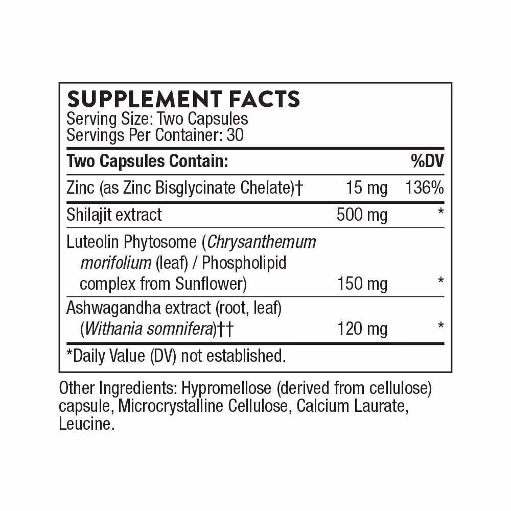 Thorne Advanced Testosterone Support 60 Caps 5