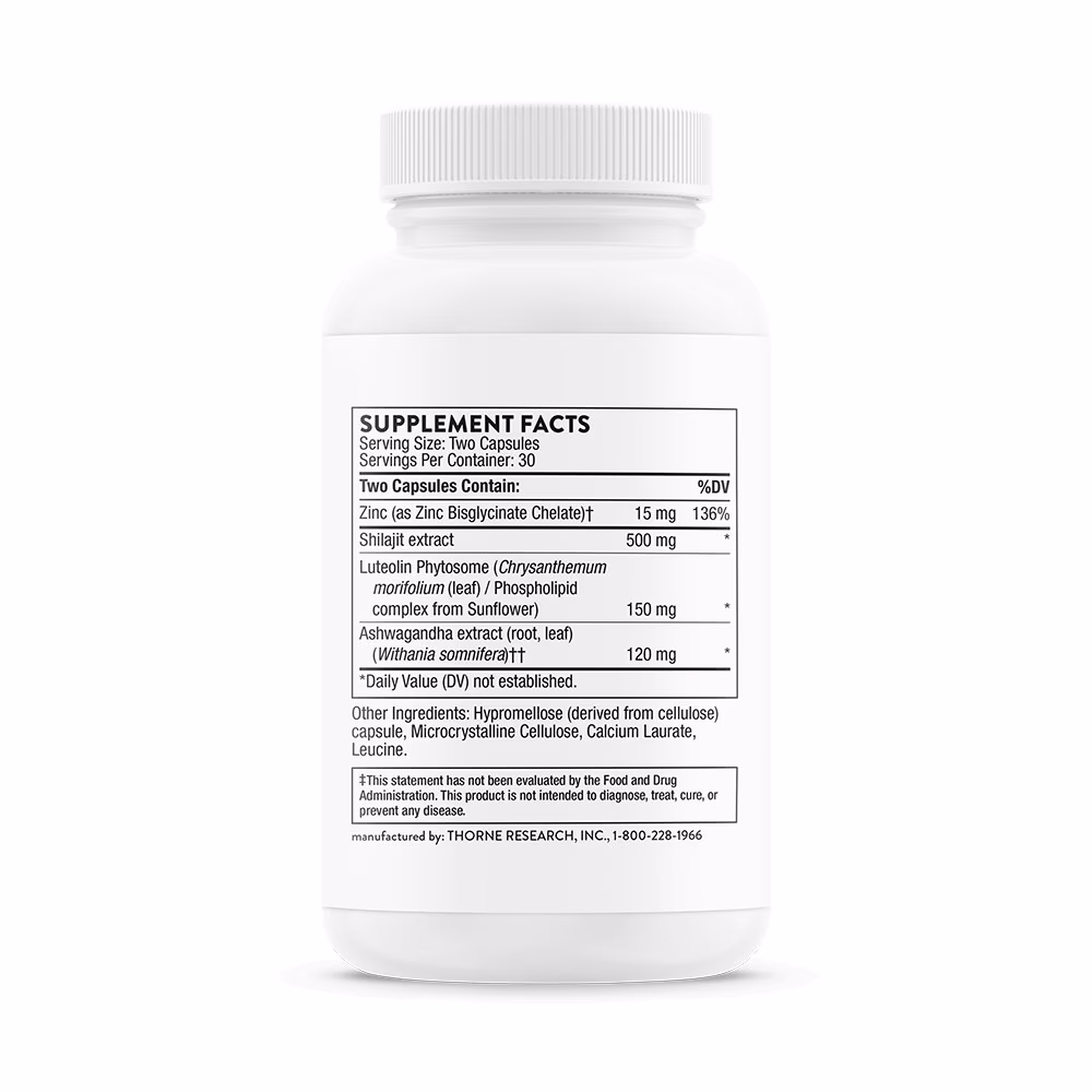 Thorne Advanced Testosterone Support 60 Caps 2