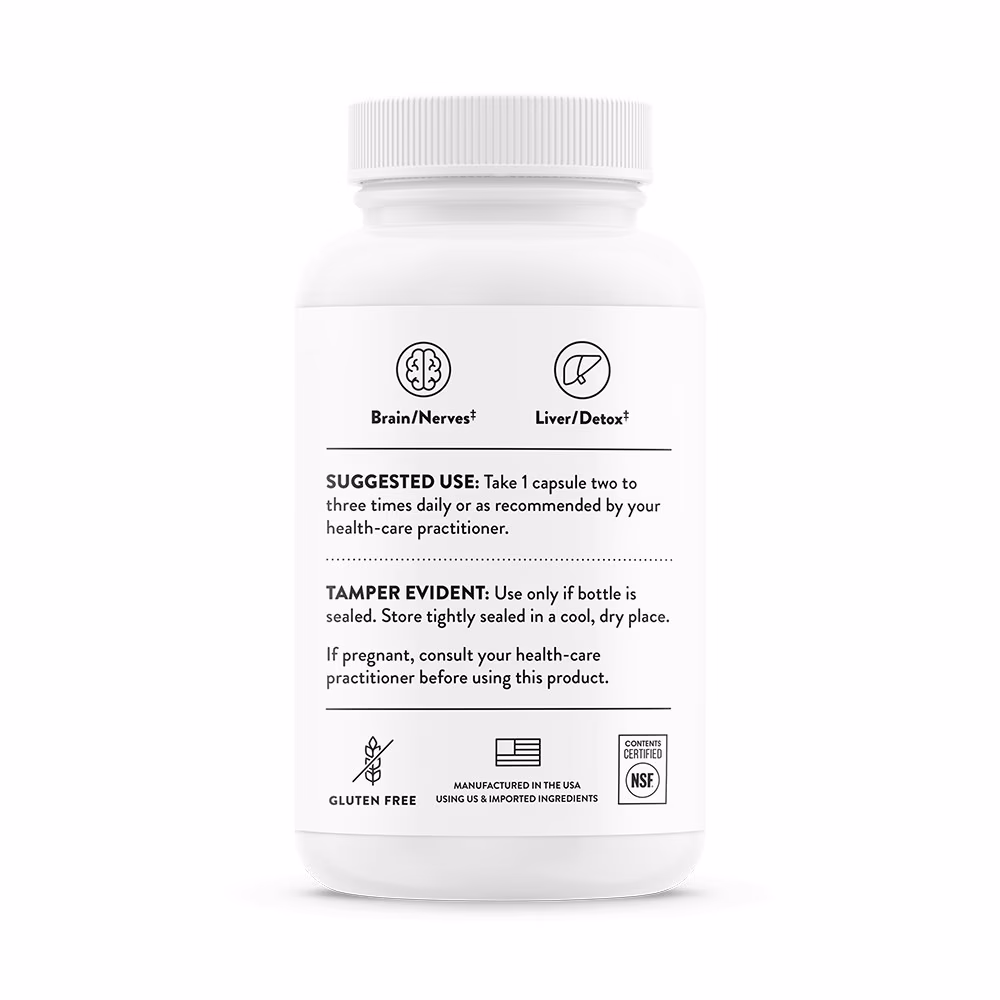 Thorne Alpha Lipoic Acid 60 Capsules 3