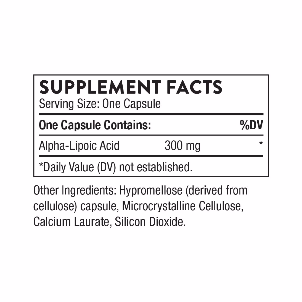 Thorne Alpha Lipoic Acid 60 Capsules 5