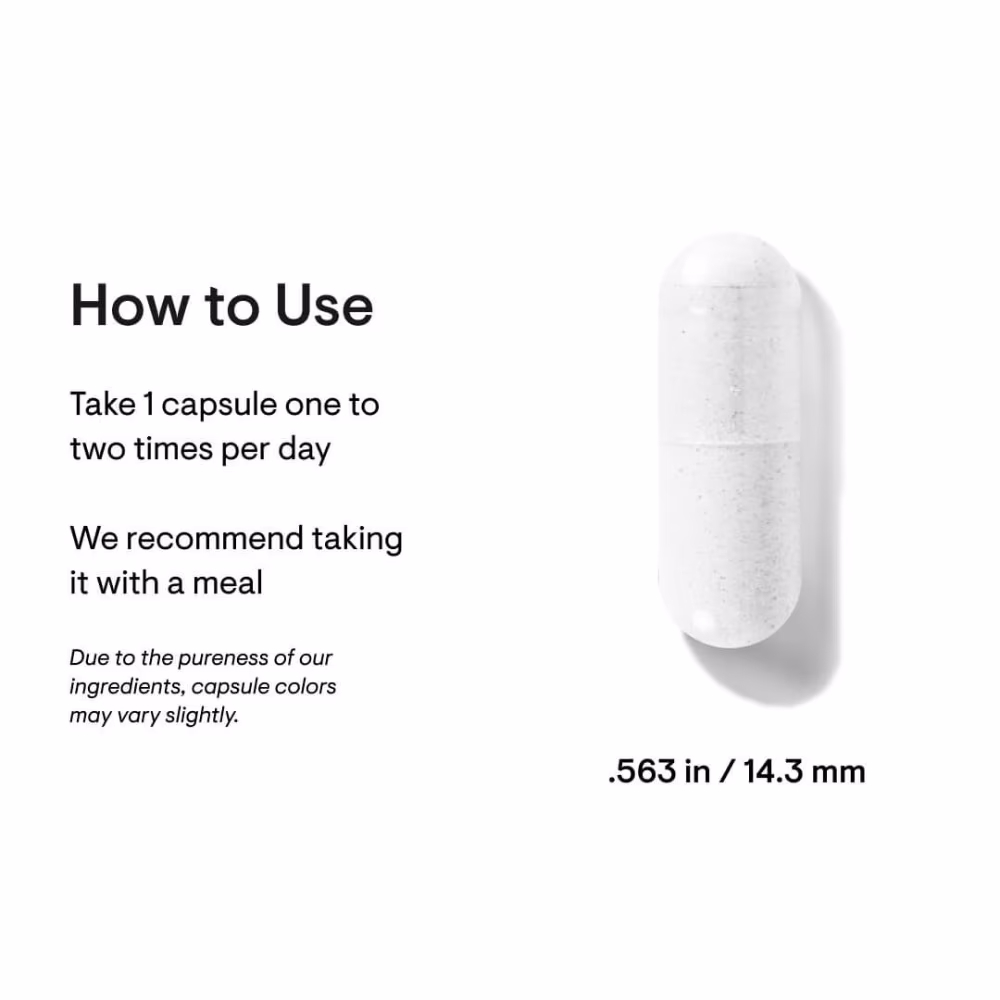 Thorne 5-MTHF 5mg Methylfolate 60 Capsules 4
