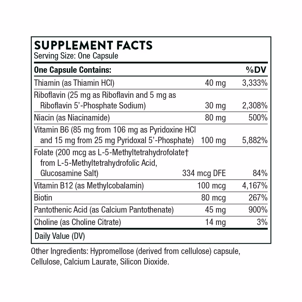 Thorne B Complex #6 60 Capsules 5