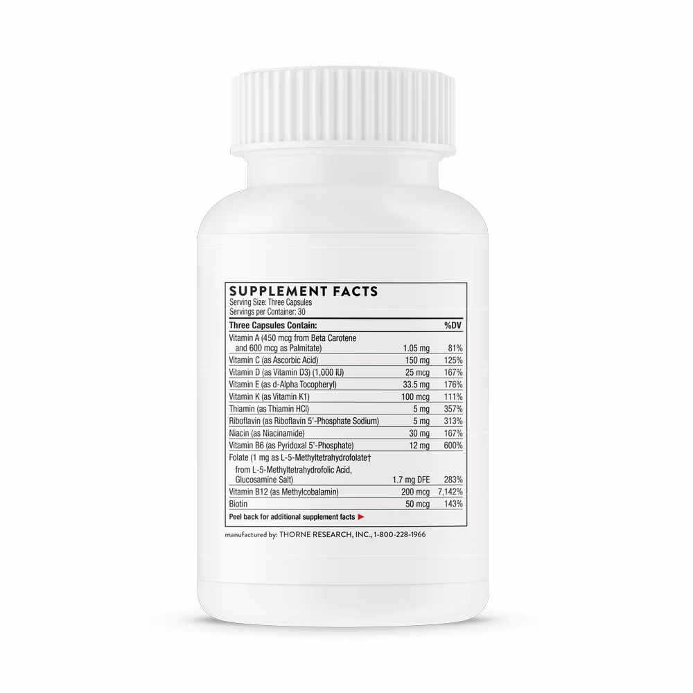 Thorne Basic Prenatal 90 Caps 2