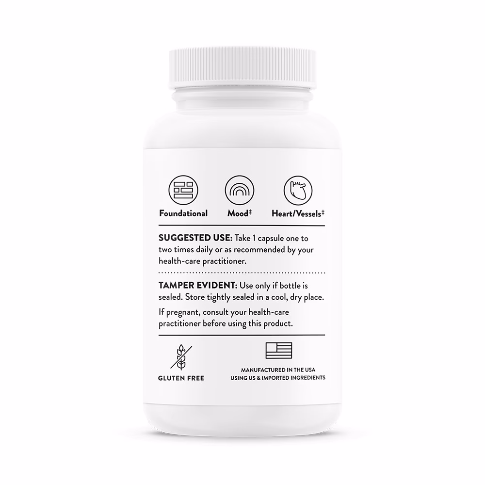 Thorne 5-MTHF 5mg Methylfolate 60 Capsules 2
