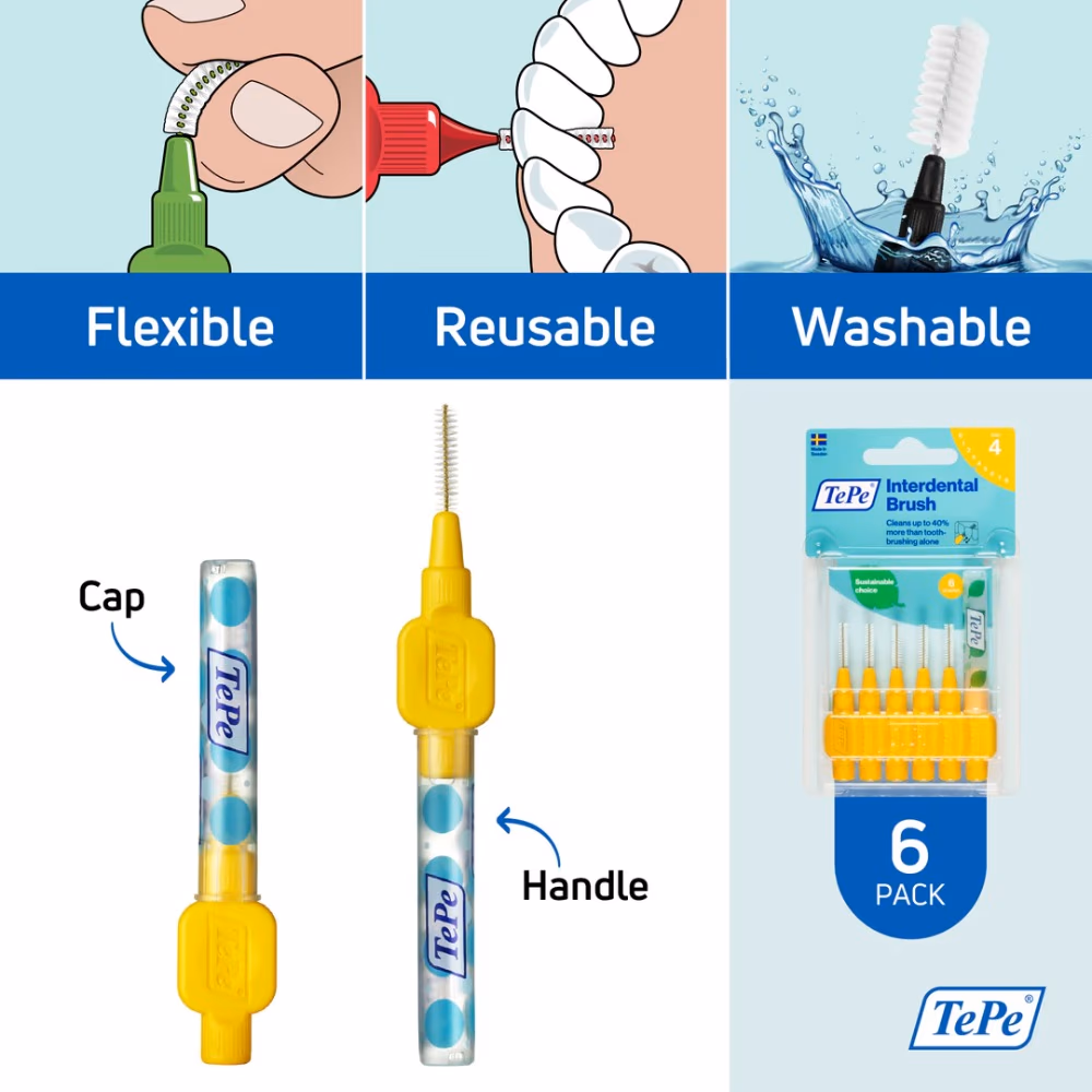 Tepe Interdental Brush Size 5 Green 6 Pieces 2