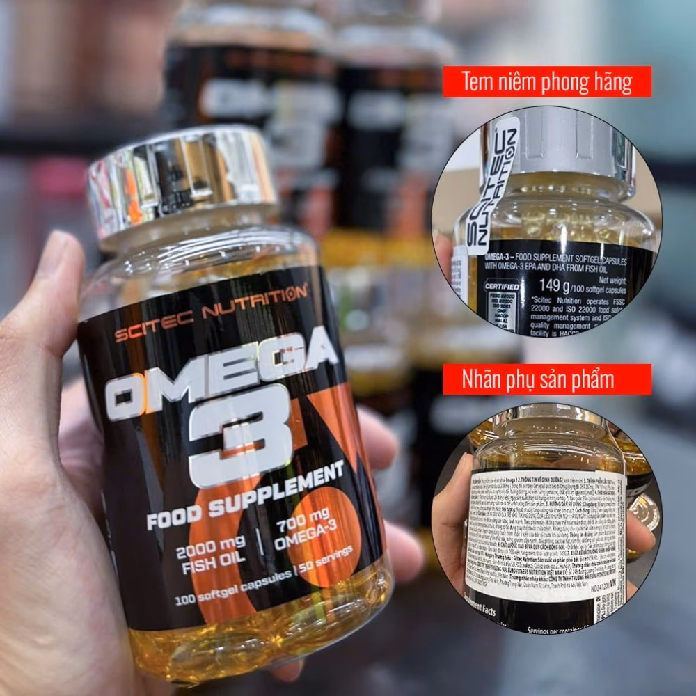 Scitec Omega 3 EPA DHA Softgel 100s 3