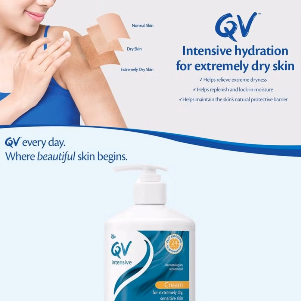 QV Intensive Cream 500g with Pump 3