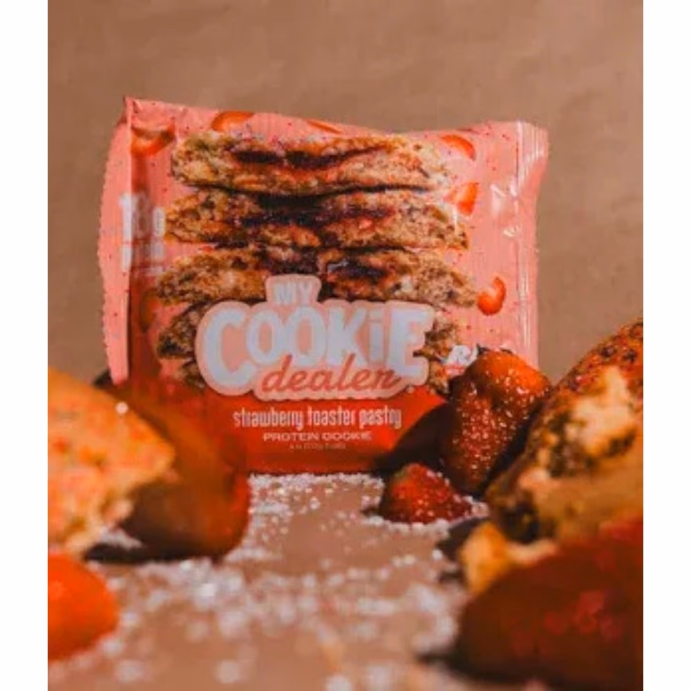 My Cookie Dealer Protein Strawberry Toaster Pastery 113gm x 12pcs 3