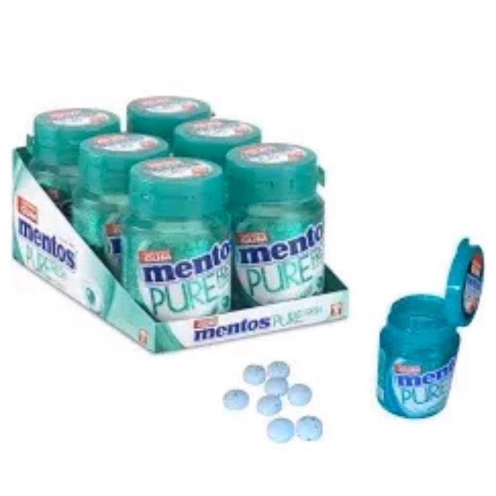 Mentos Pure Fresh Wintergreen Gum 32s 3