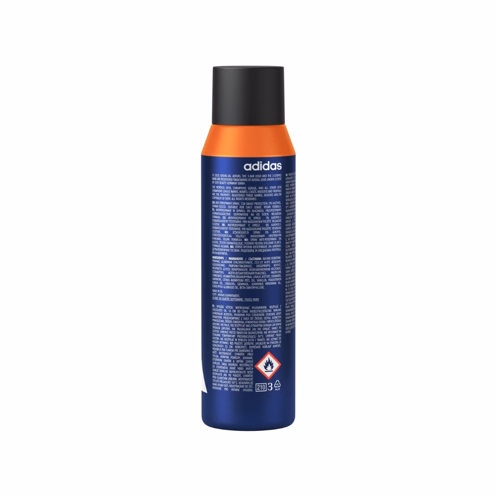 Adidas Champions League Pro Player Deodorant Spray 150ml 2