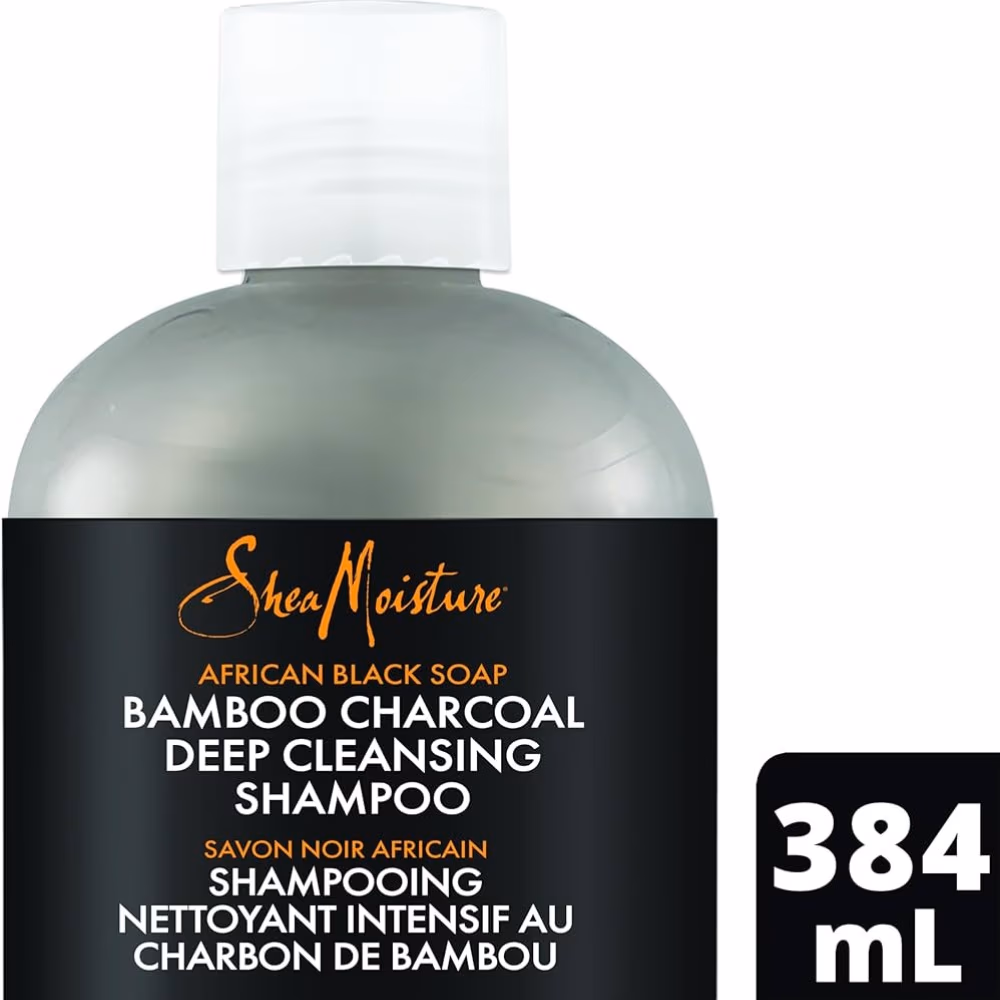 Shea Moisture African Black Soap Bamboo Charcoal Deep Cleansing Shampoo 384ml 4