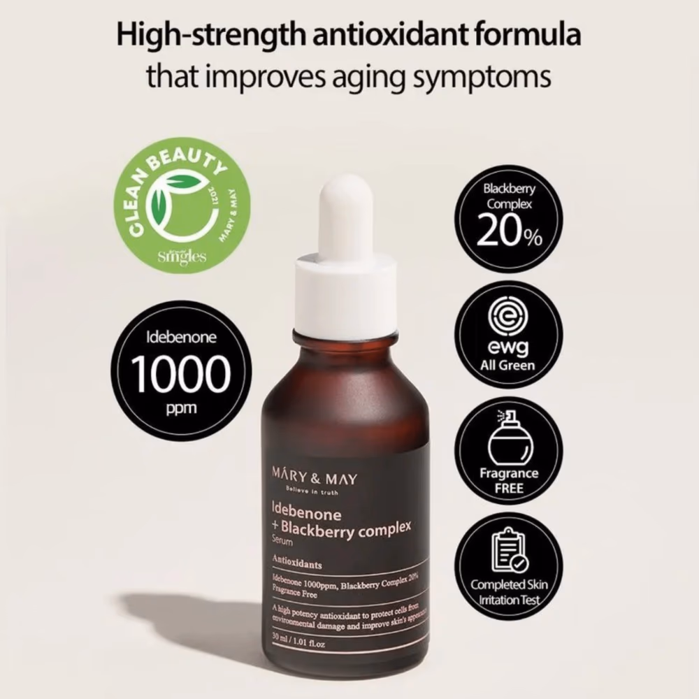 Mary & May Idebenone Blackberry Complex Serum 30ml 2