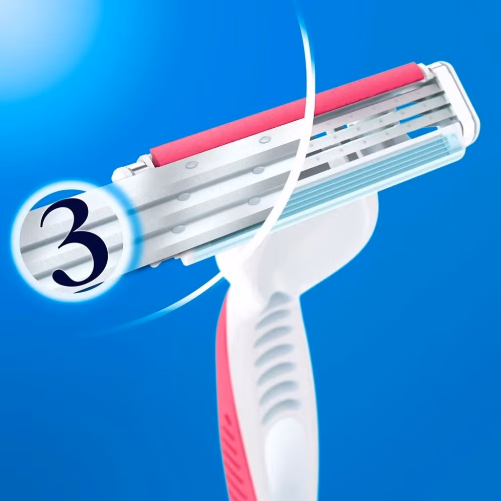 Gillette Simply Venus 3 Plus Disposable Razor For Women Pack of 3 2