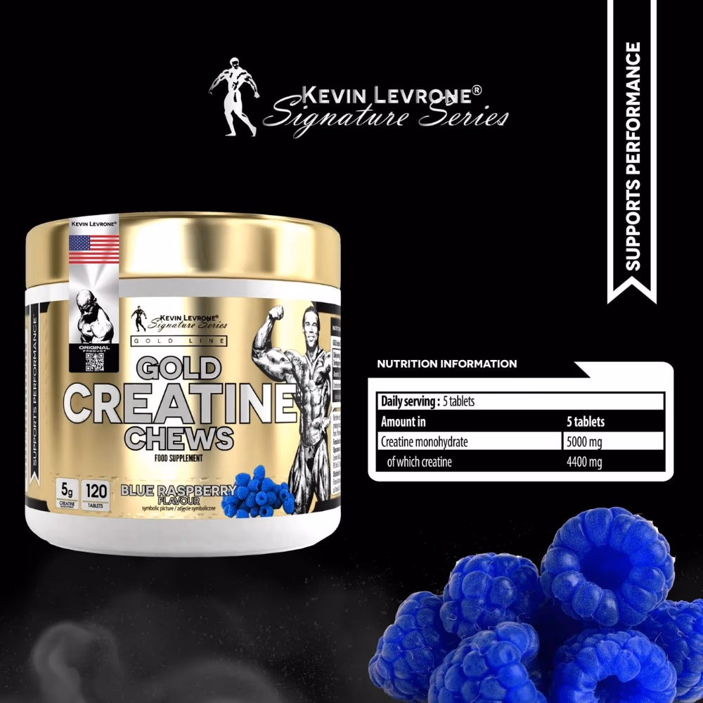 Kl Gold Creatine Chews Blue Raspberry 120 Tablets 2