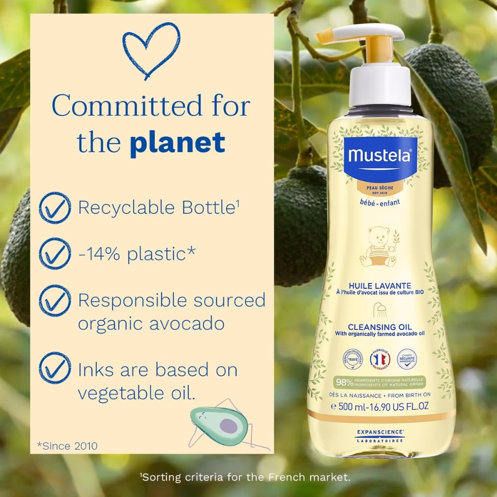Mustela  - Baby Cleansig Oil 500ml 5