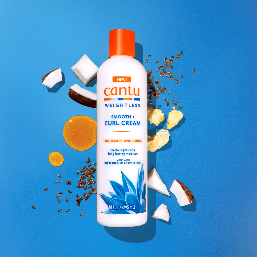 Cantu Weightless Smooth Curl Cream for Waves & Curls 295ml 4