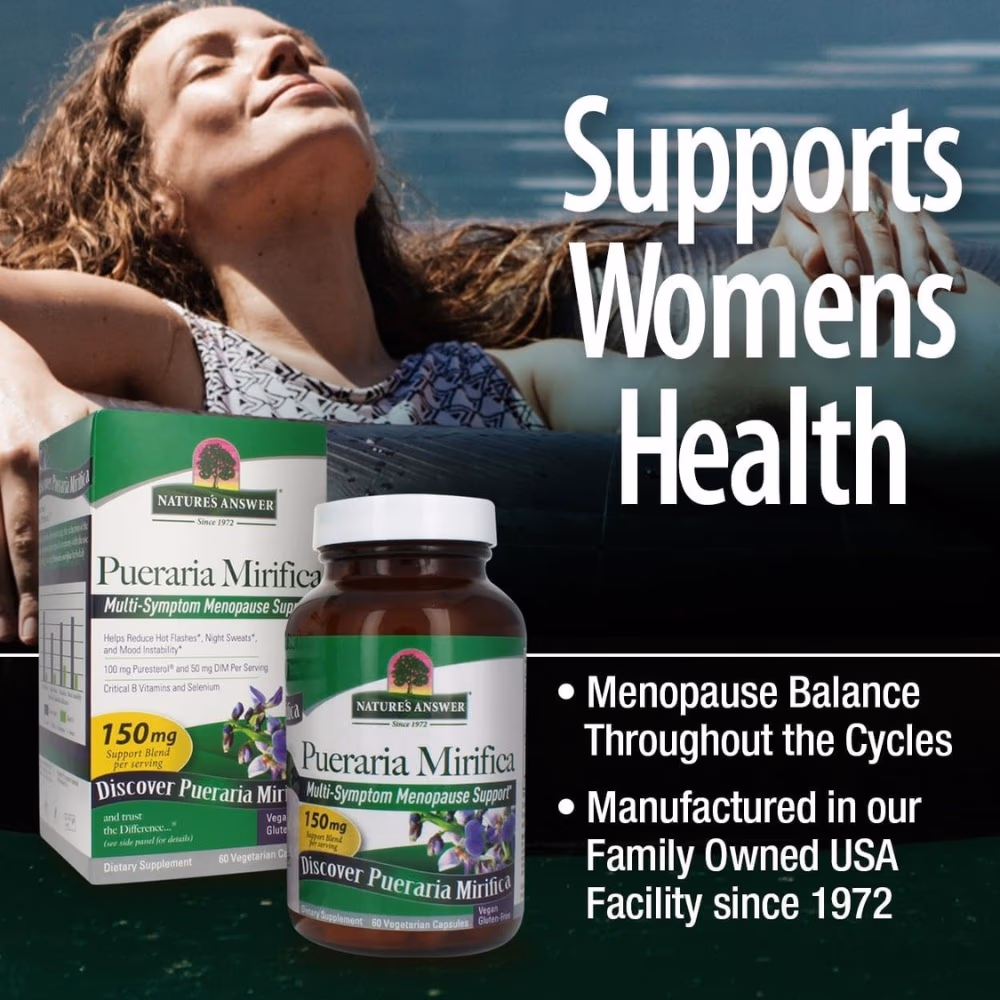 Natures Answer Pueraria Mirifica 150mg-60 Capsules 3