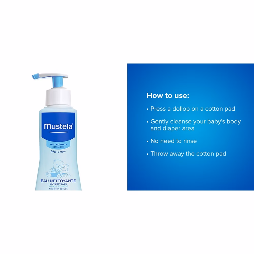 Mustela No Rinse Cleansing Water 300ML 5