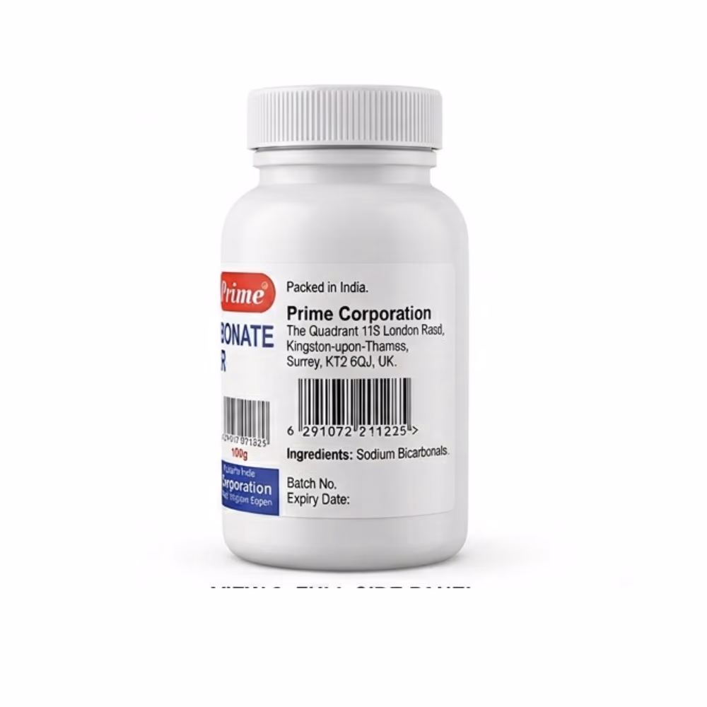 Prime Sodium Bicarbonate Powder 100g 4