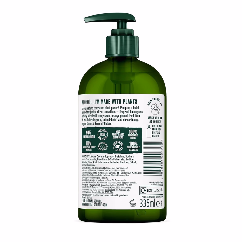 Original Source Lemon and Sweet Orange Handwash 355ML 2