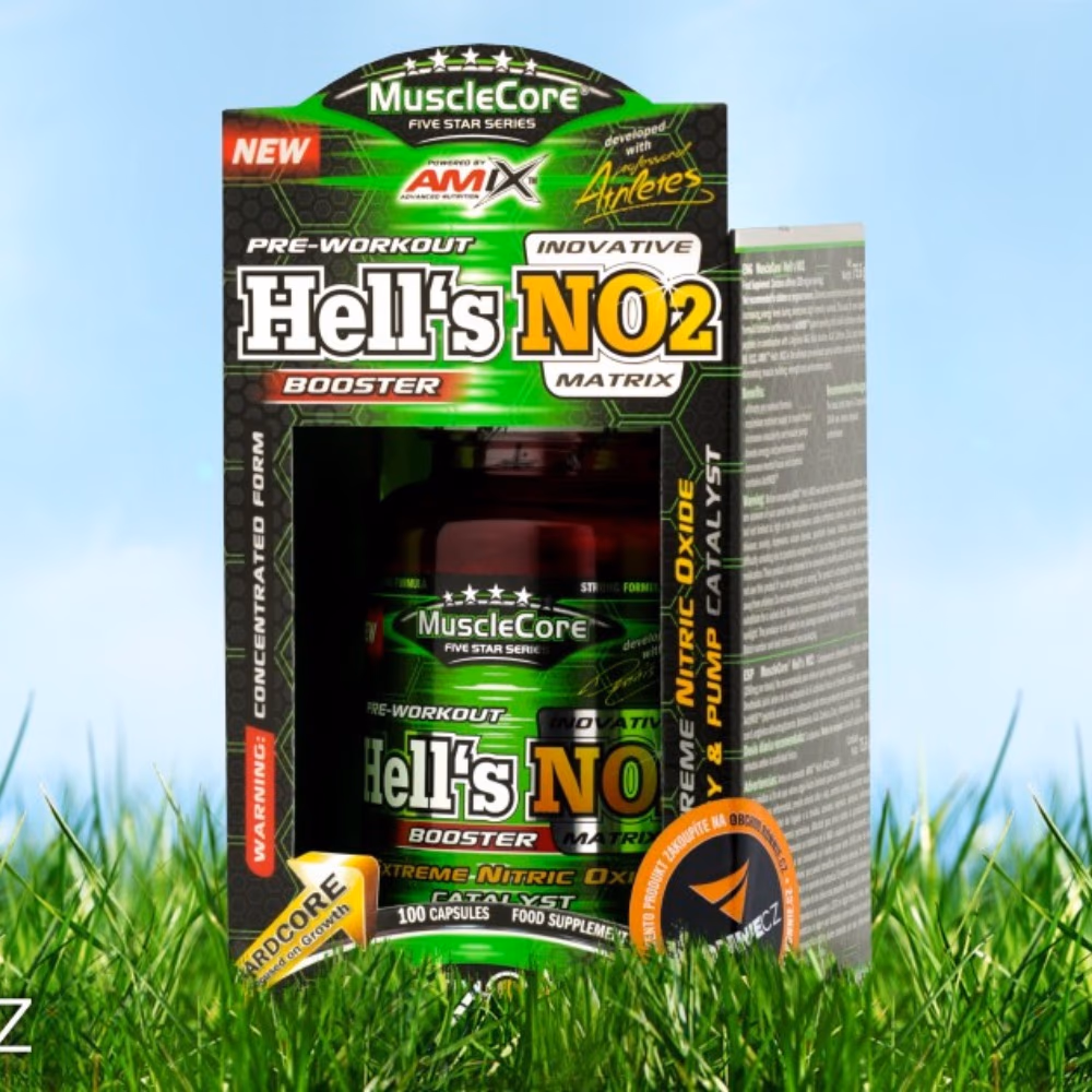 Amix Hells NO2 Booster 100 Capsules 4