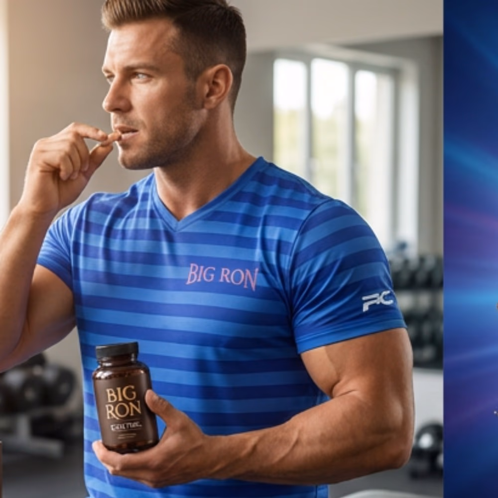 Ronnie Coleman T-Shirt – Dark Blue and Light Blue (Medium Size) 2