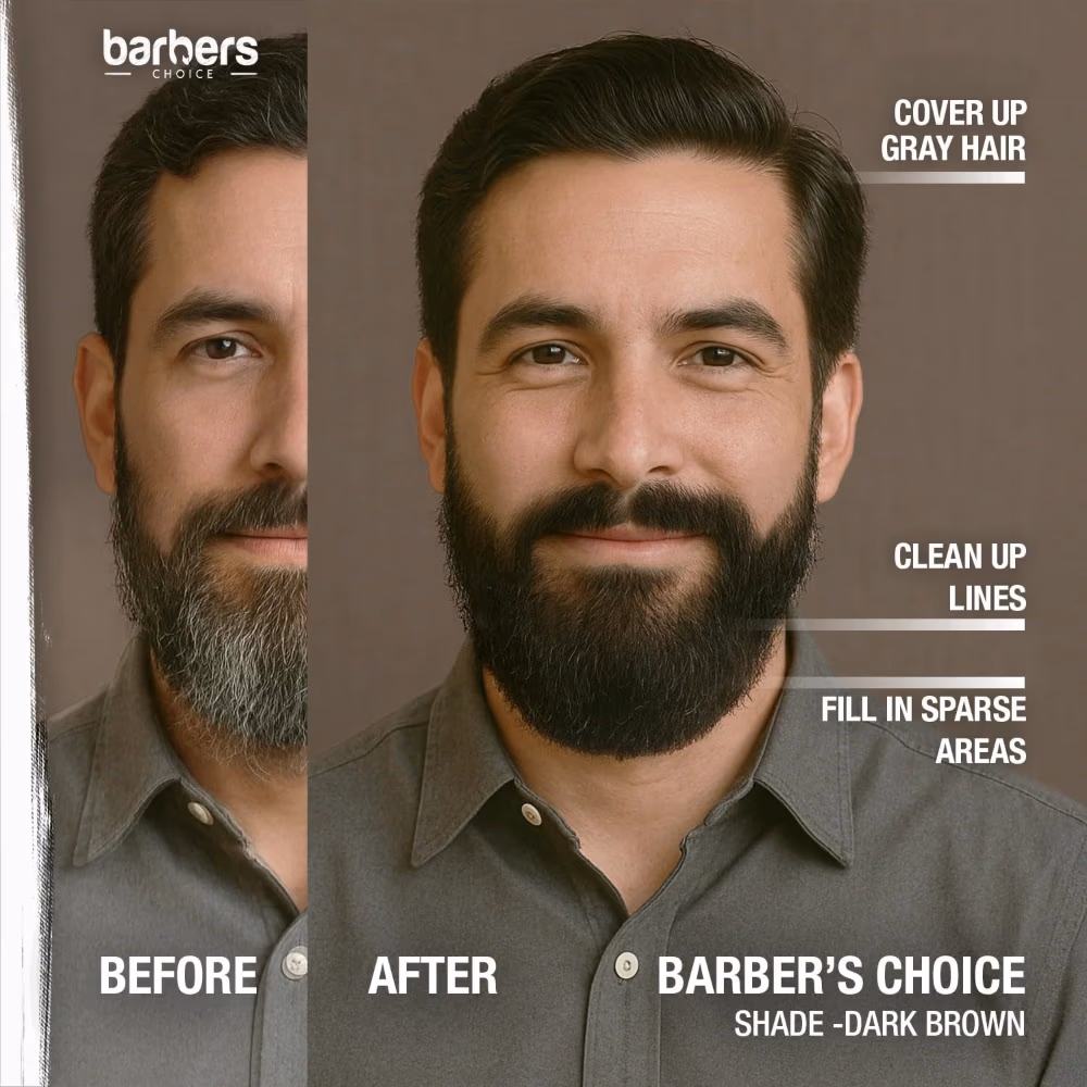 Godefroy Barbers Choice Beard And Mustache Color Medium Light Brown 44ml 2