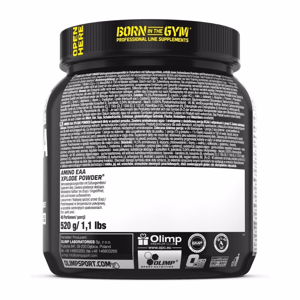 Olimp Amino EAA Xplode Powder 520g Orange 3