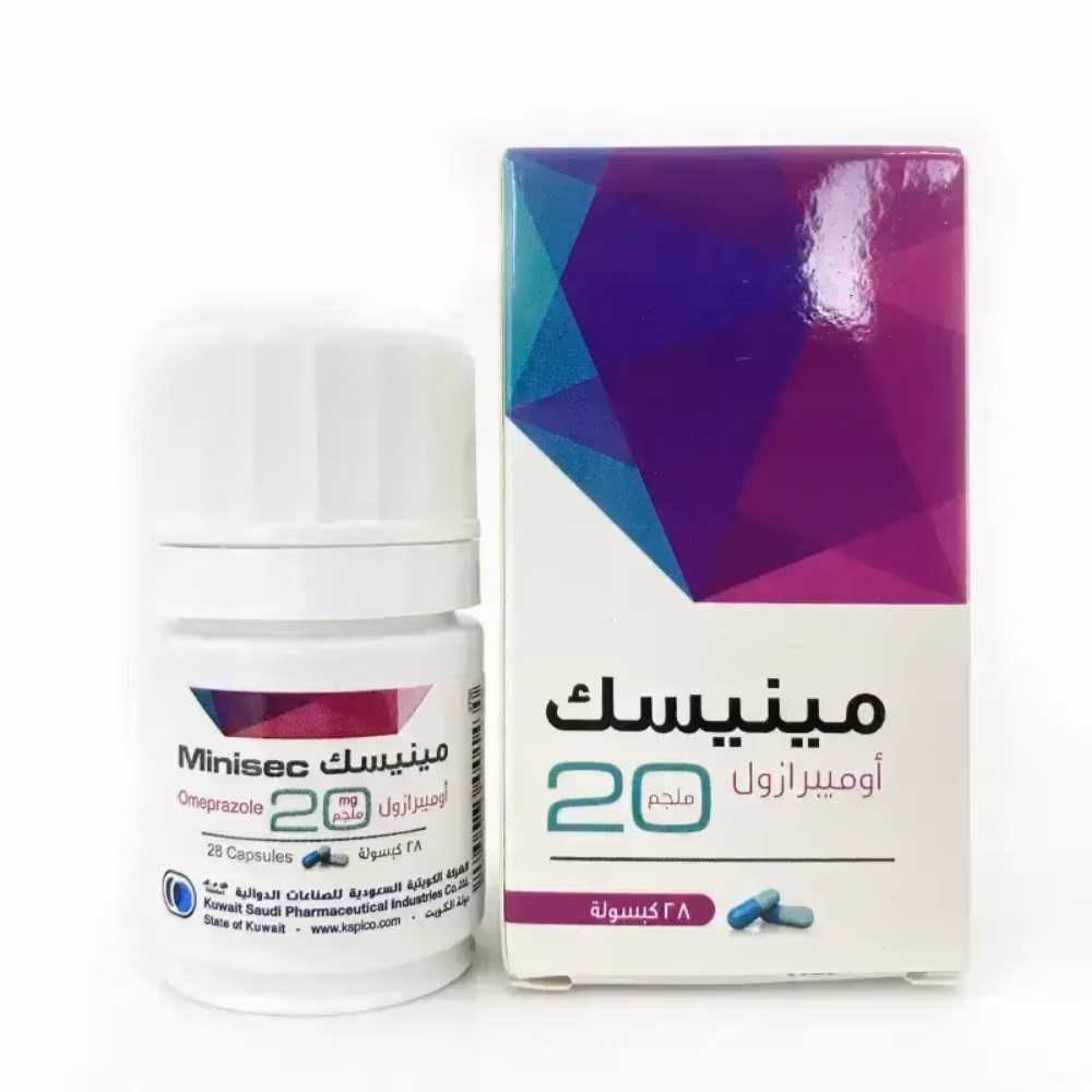 Minisec 20mg Capsules 28s 3