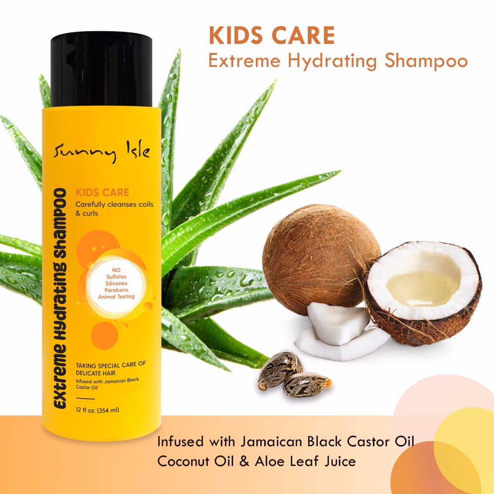 Sunny Isle Kids Extra Hydrating Shampoo 354ml 3