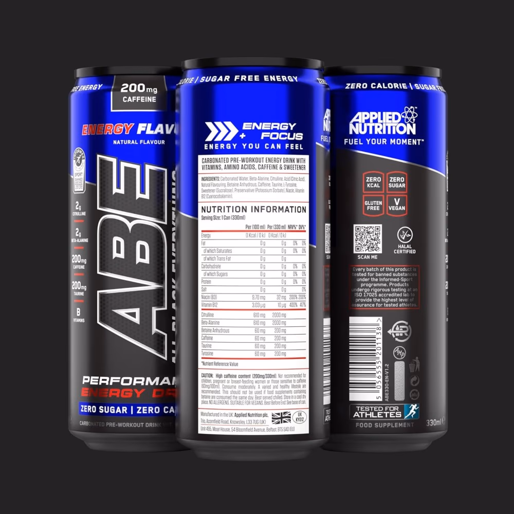 Applied Nutrition Abe Pre Workout Drink Energy Flavor 330Ml 3