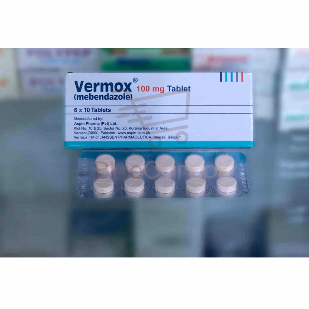 VERMOX 100MG Tab 6s 3