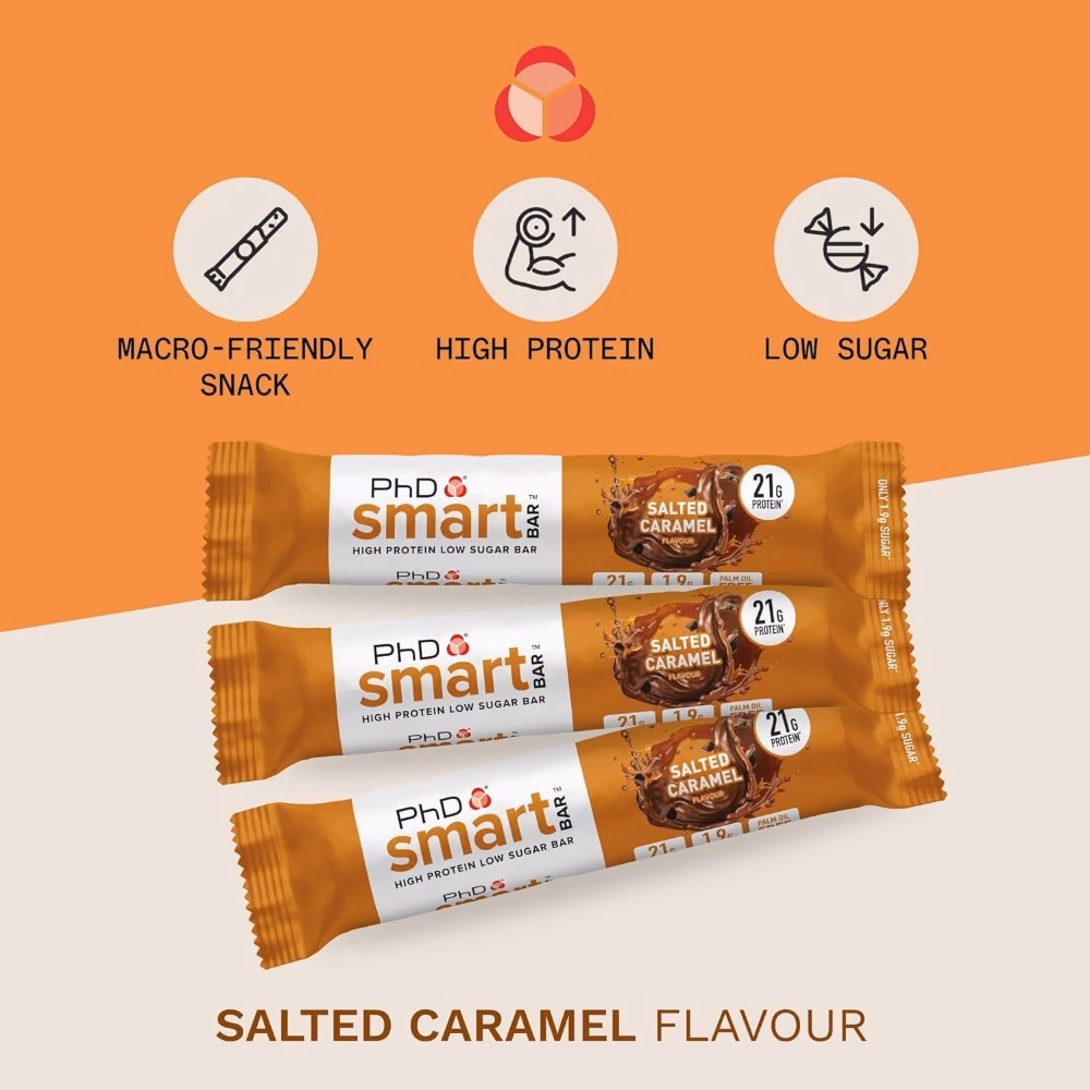 PhD Smart Protein Bar Salted Caramel 64g 3