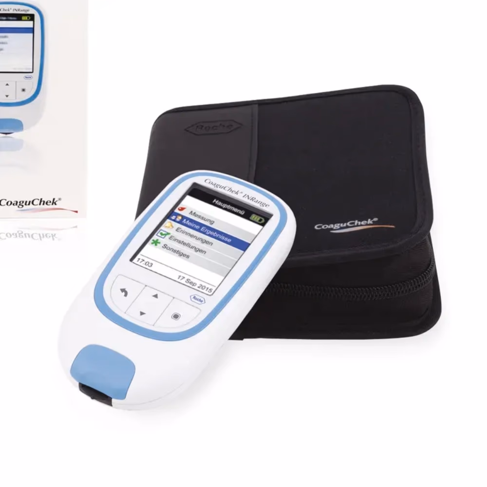 Roche CoaguChek INRange System Prothrombin Testing Self Monitor Device 5