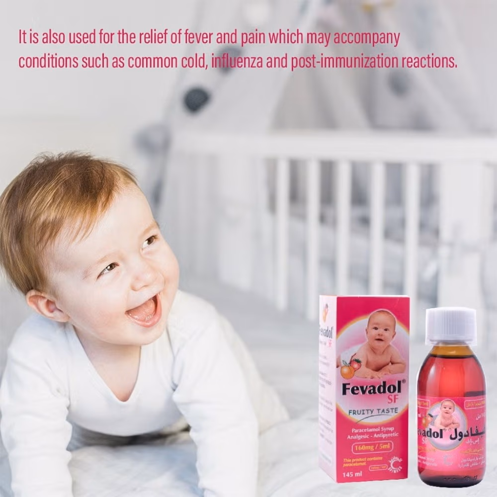 Fevadol SF Syrup 160mg/5ml 145ml 3
