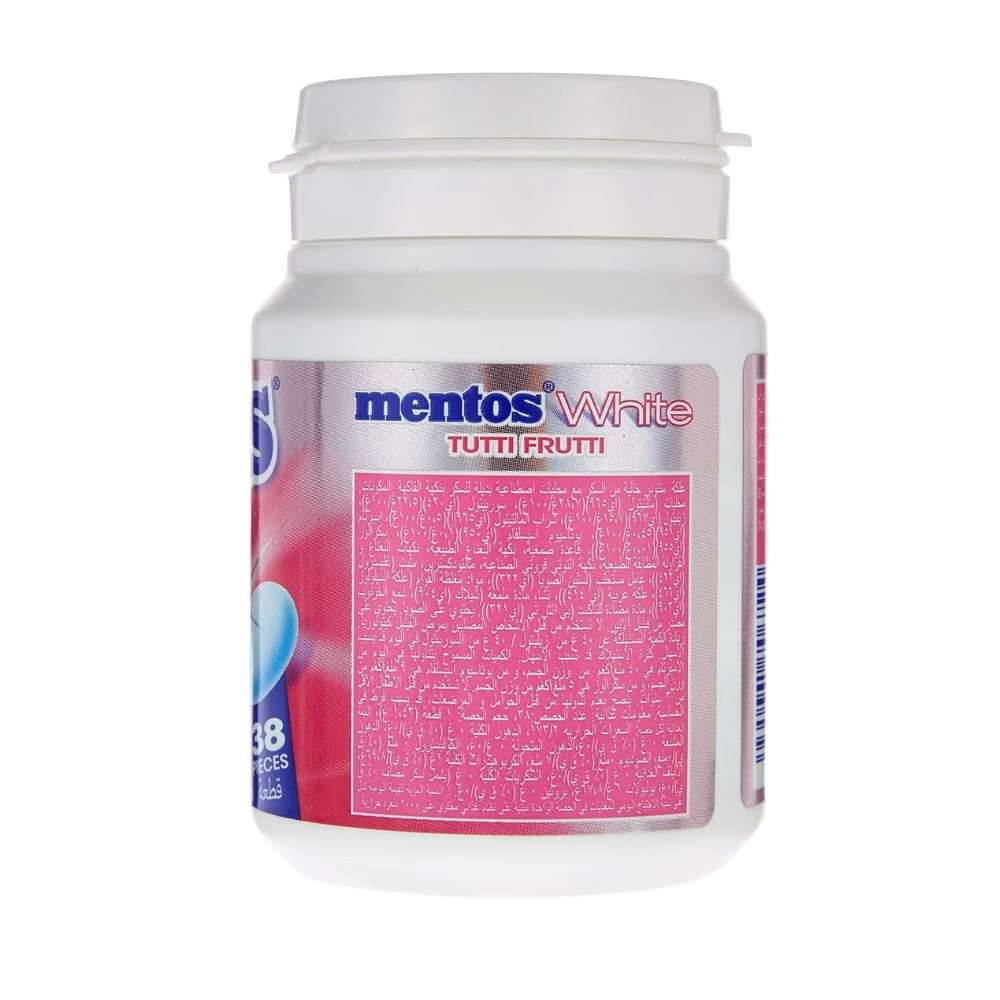 Mentos White Tutti Frutti Chewing Gum 38s 2