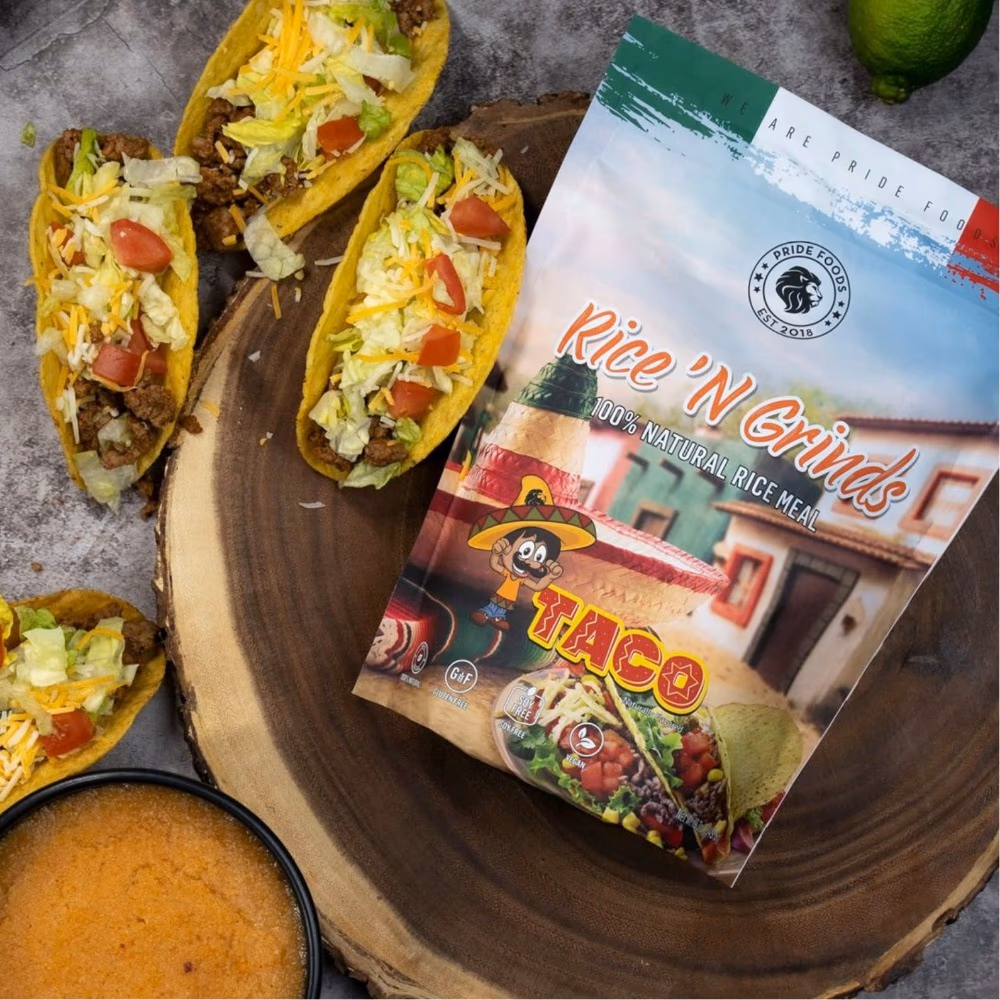 Pride Foods Rice N Grinds Taco 549g 3