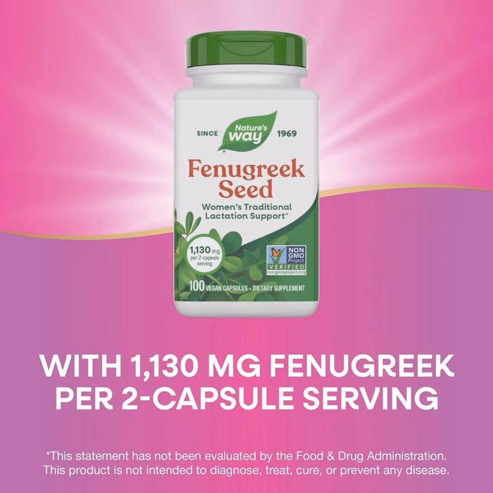 Natures Way Fenugreek Seed -100 Capsules 4