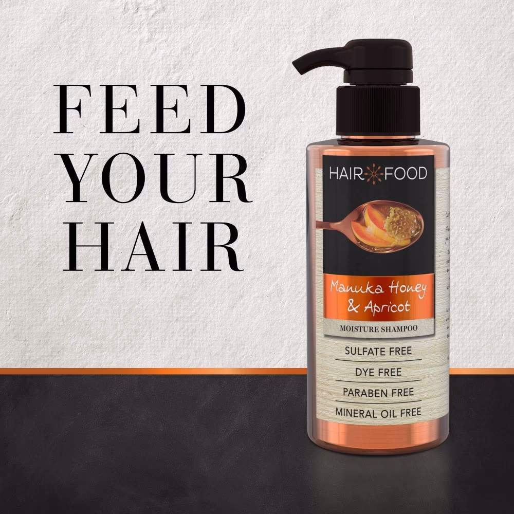 Hair Food Manuka Honey & Apricot Moisturizing Shampoo - 300ml 5