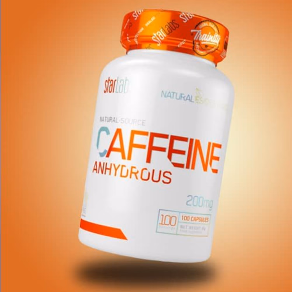 Starlabs Caffeine Anhydrous 200mg 100 Capsules 3