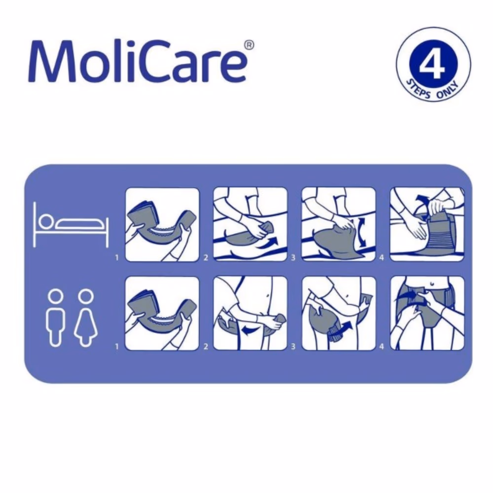 Molicare Premium Elastic Adult Diapers Medium 26s 4