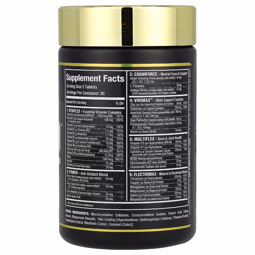 AllMax Vitaform for Men Tablets 60s – Men’s Multivitamin Supplement 4