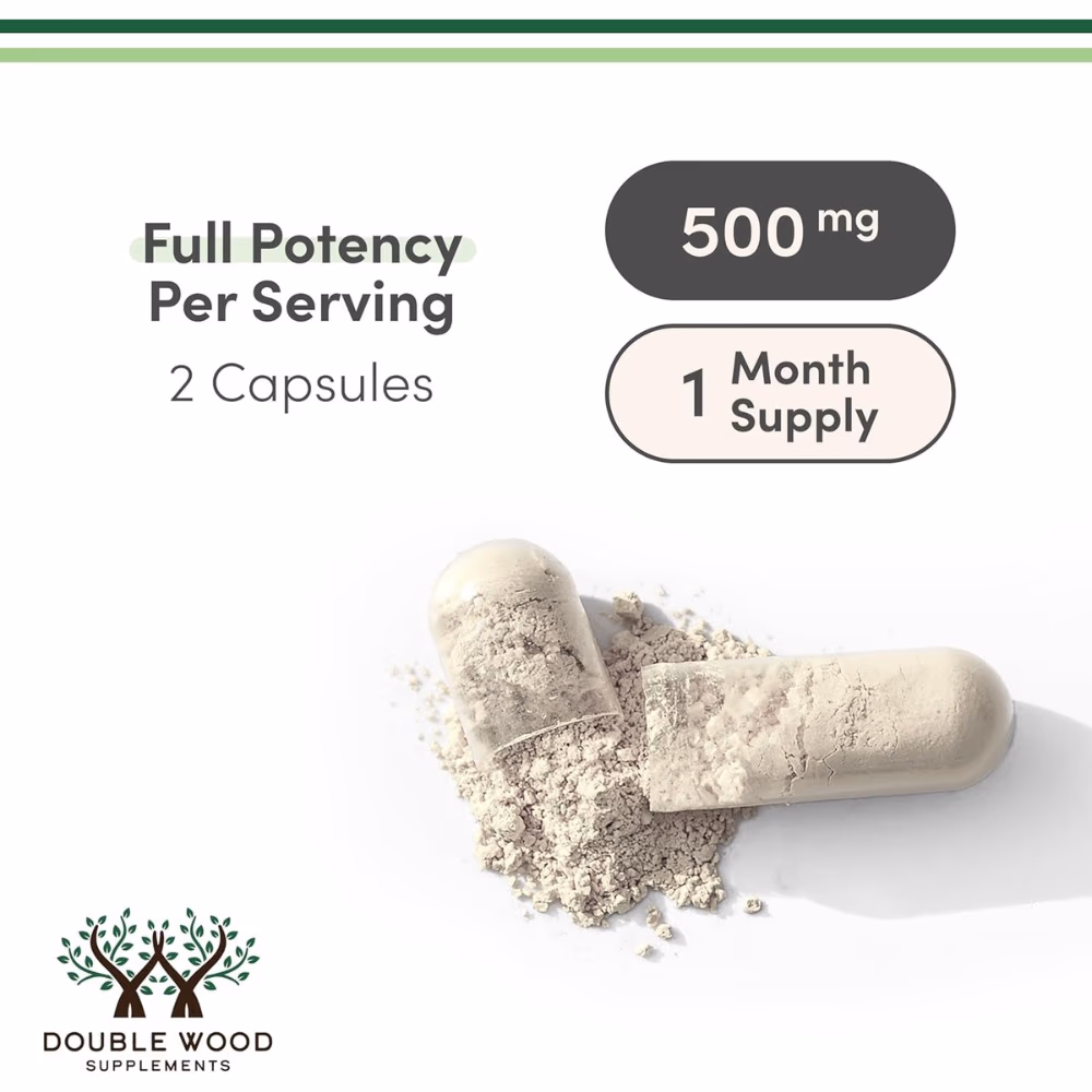 Double Wood NAD+ 500mg-60 Capsules 2