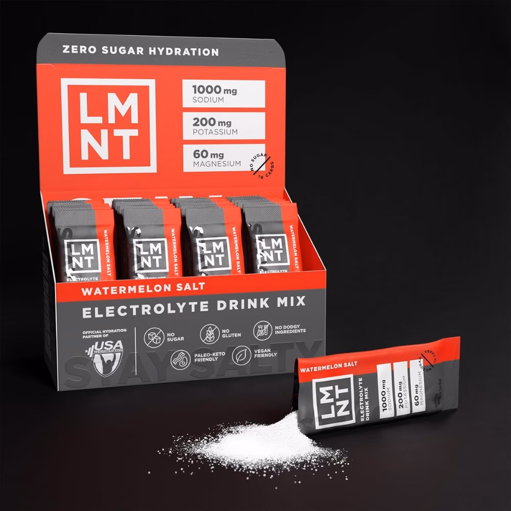 LMNT Electrolyte Drink Mix Watermelon Salt 30 Stick Pack 4