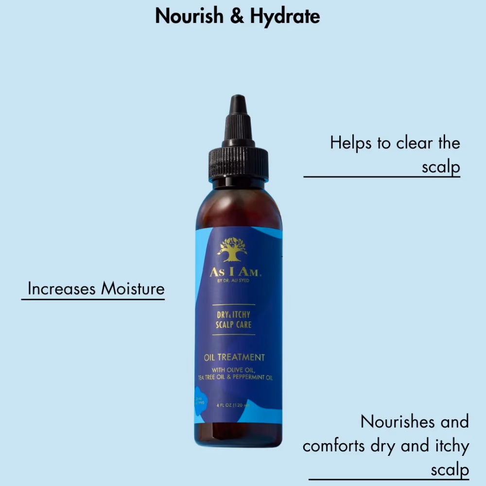 AS I AM Olive And Tea Tree Oil Treatment 4Floz 3
