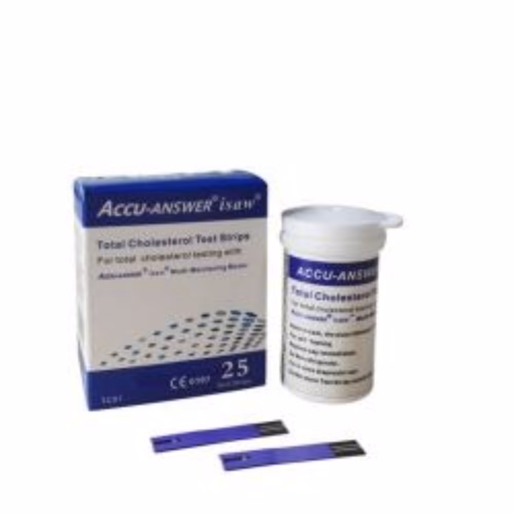 Accu-Answer iSaw Cholesterol Test Strips 25s 2