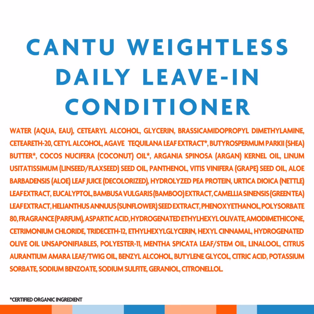 Cantu Weightless 15+ Benefits Daily Leave-In 236ml 4