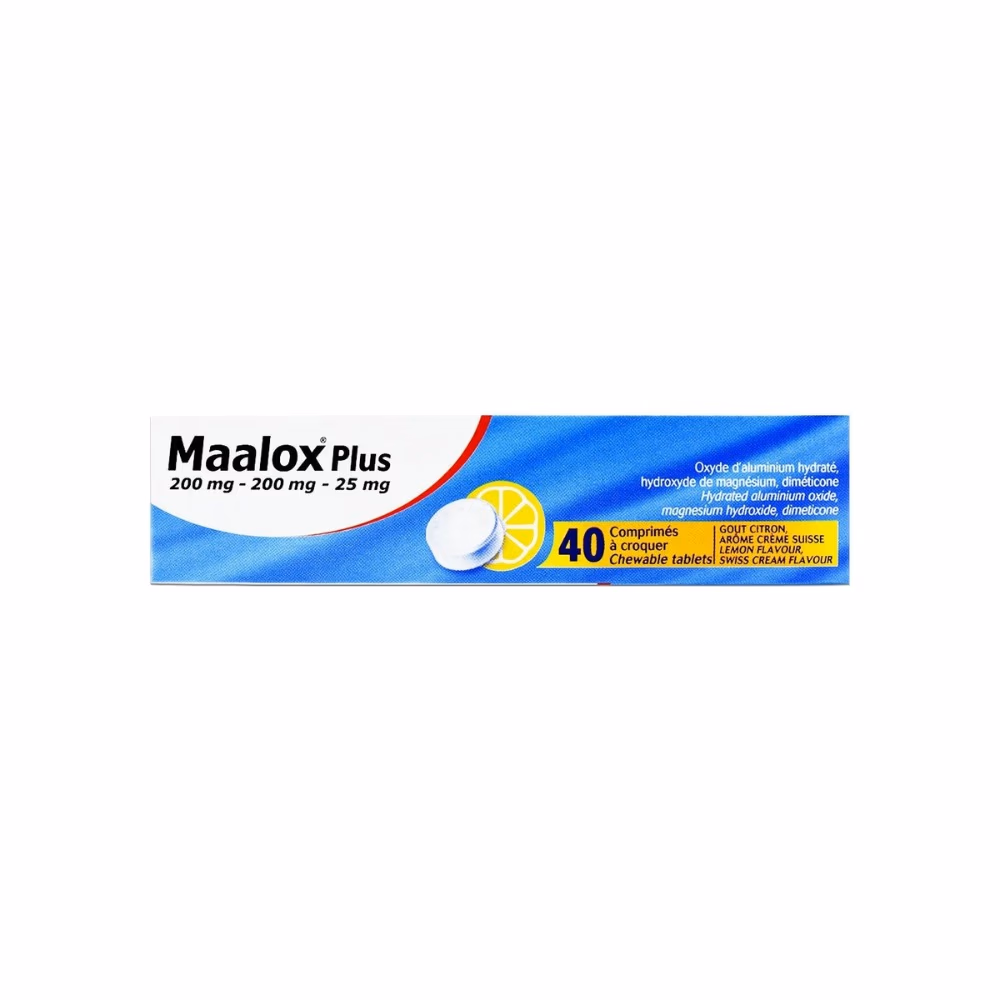 Maalox Plus 200mg - 40 Tablets 2