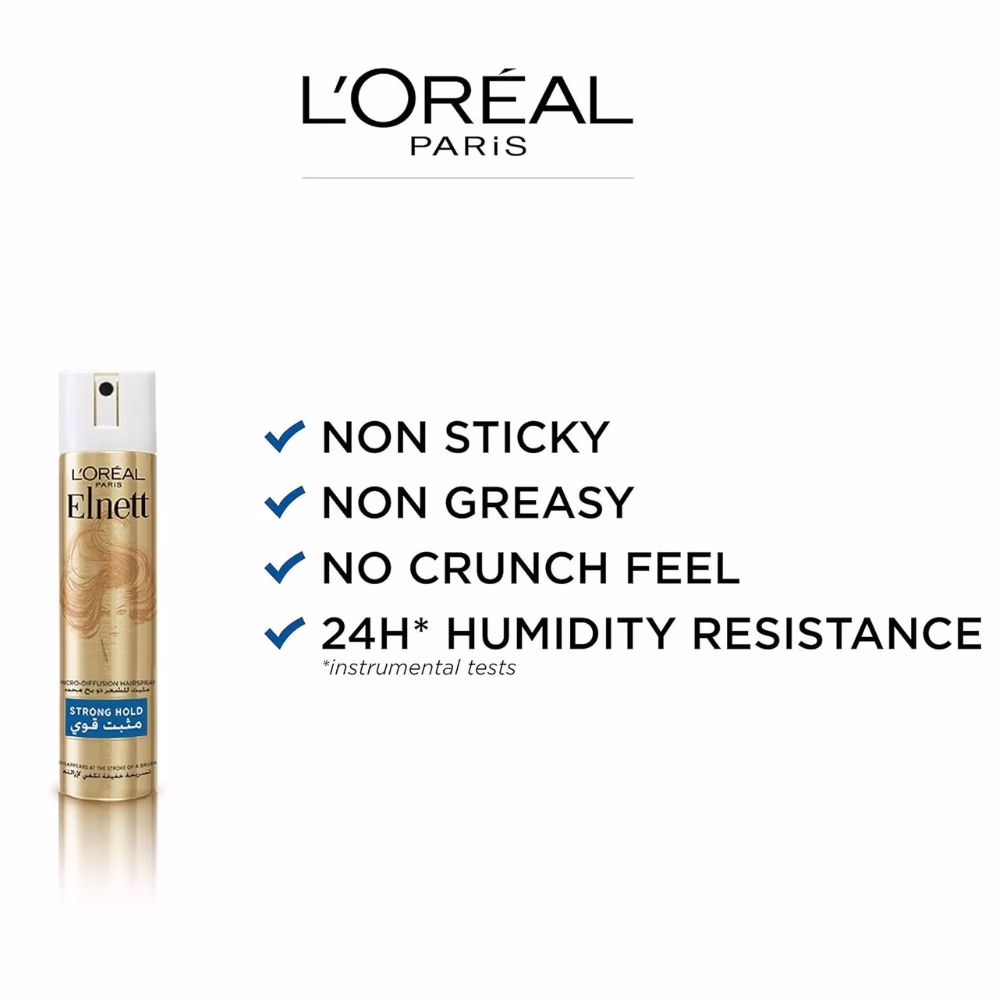 Loreal Elnett Strong Hold Hair Spray 300ml 3